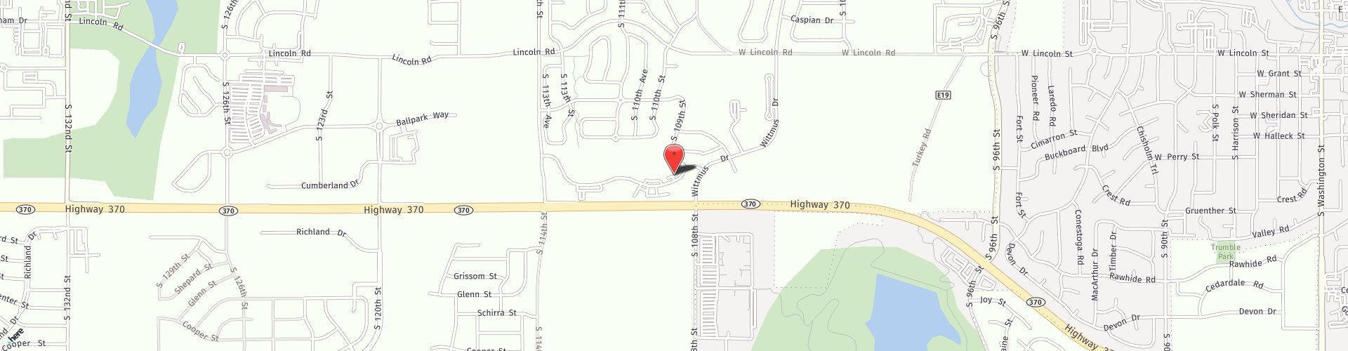 Location Map: 10914 Cumberland Drive Papillion, NE 68046-3896
